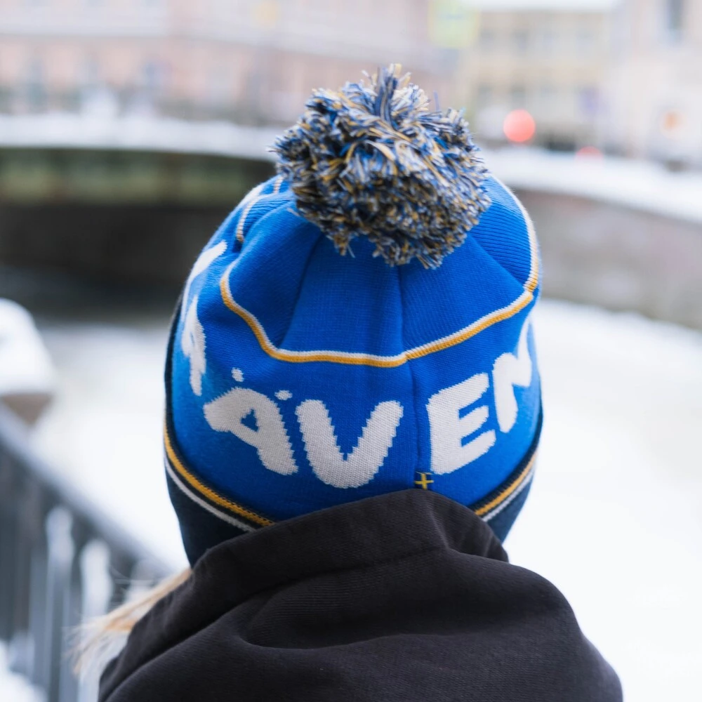 Шапка Fjallraven Pom Hat Alpine Blue / Dark Navy - фото 4