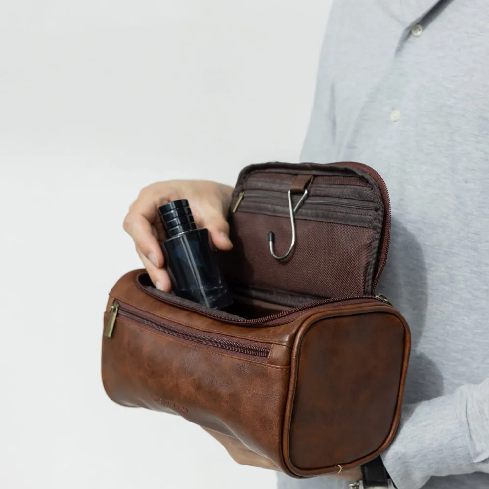 Несессер Garzini Toiletry Bag Brown - фото 8