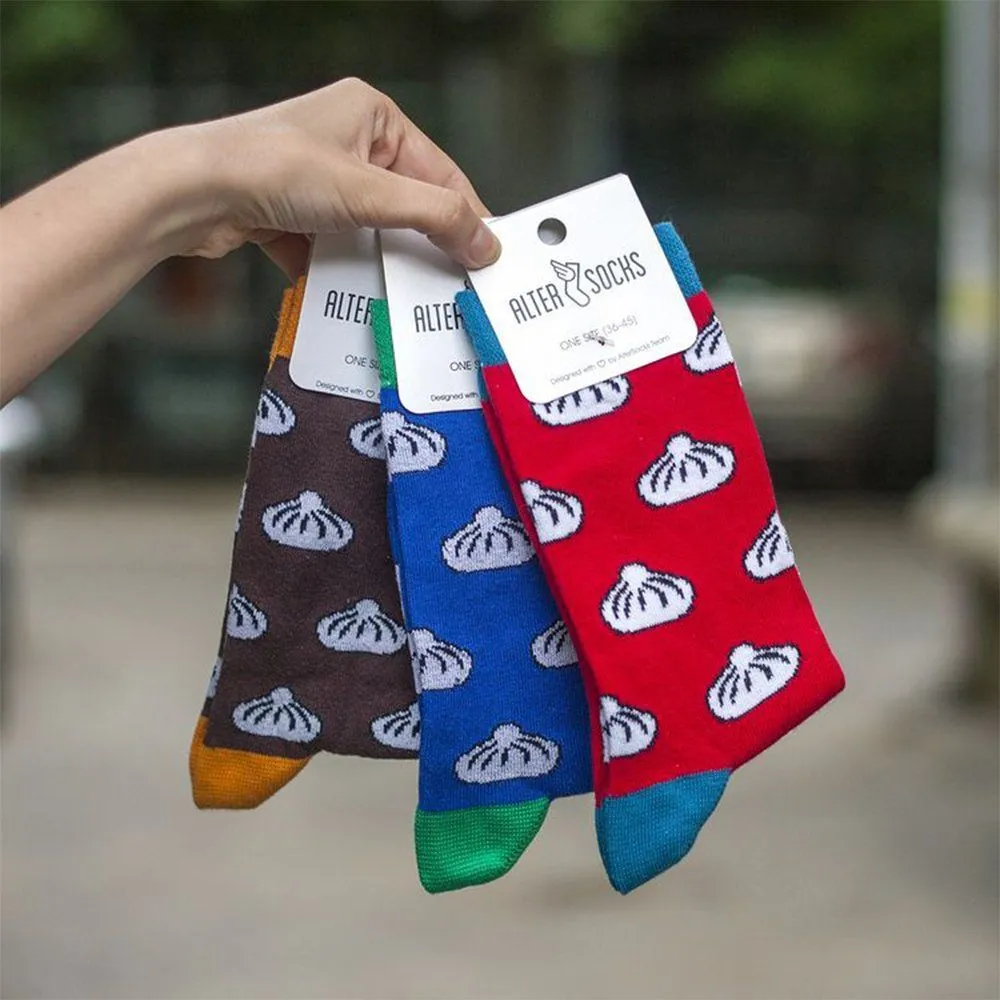 Носки Alter Socks Хинкали красные 36-45 - фото 3