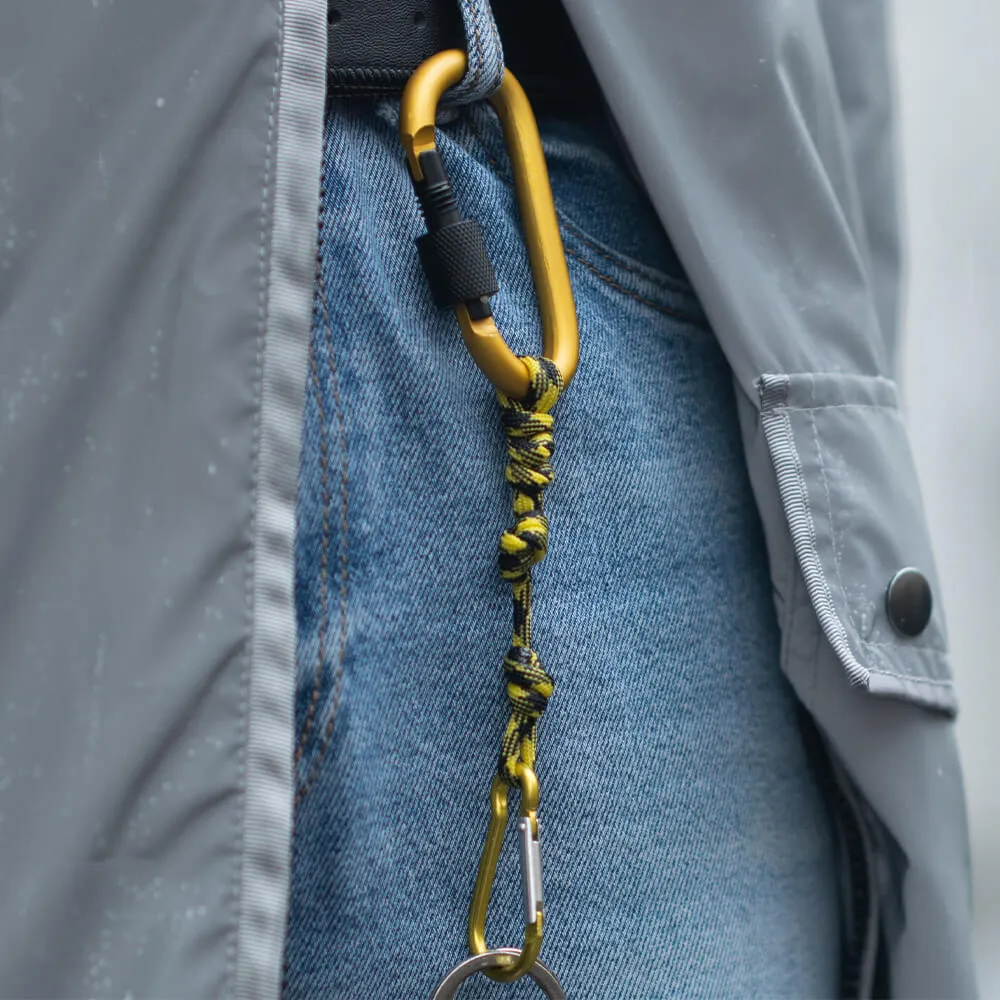 Карабин со шнурком ACK ITEMS (разные цвета) - фото 3