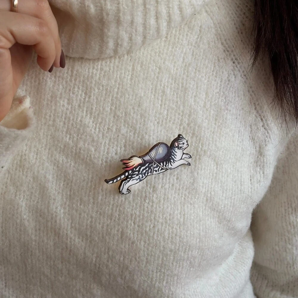 Страдающие броши Коты - фото 7