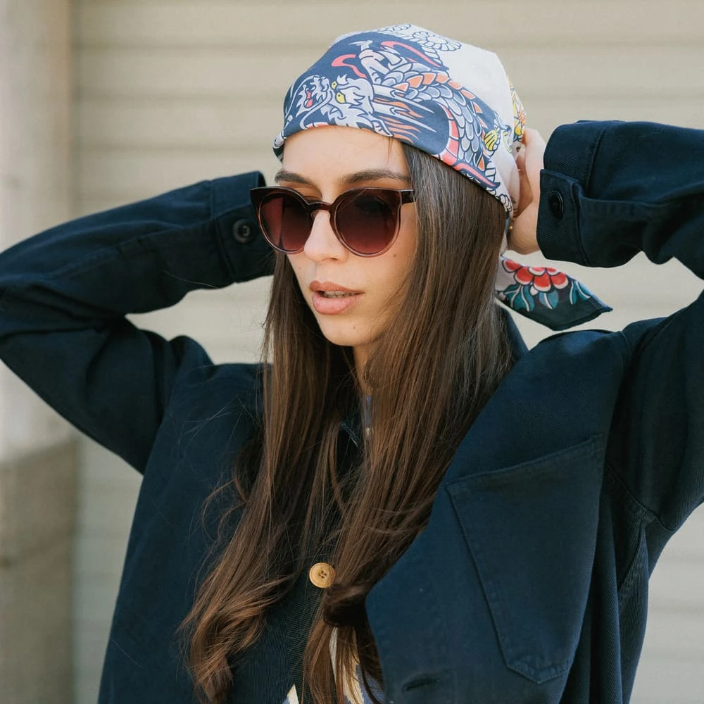 Рубашка Bask In The Sun SERGI navy - фото 5