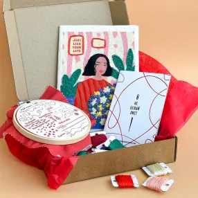 Большой набор для вышивки Не белый лист (разные дизайны)