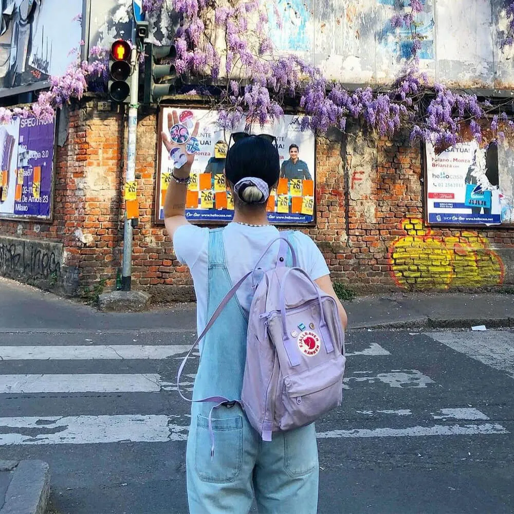 Рюкзак Fjallraven Kanken Pastel Lavender (457) - фото 10