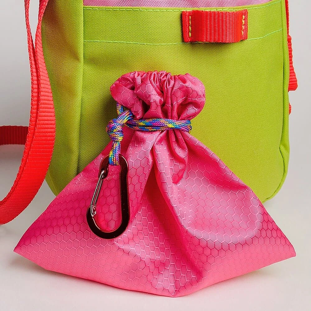 Сумка Ecovulva Дог 2.0 розово-зеленая - фото 4