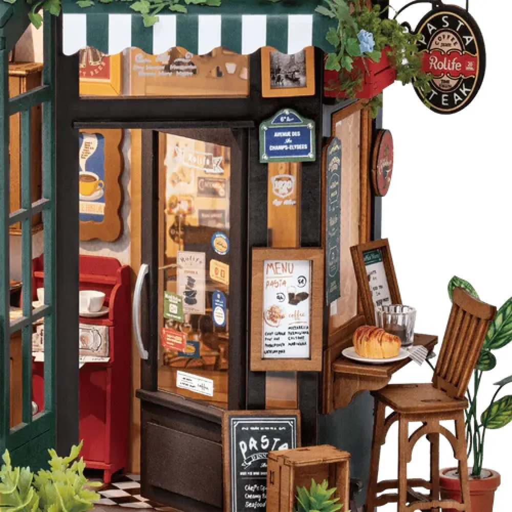 3D-пазл Robotime Tipsy Restaurant - фото 5