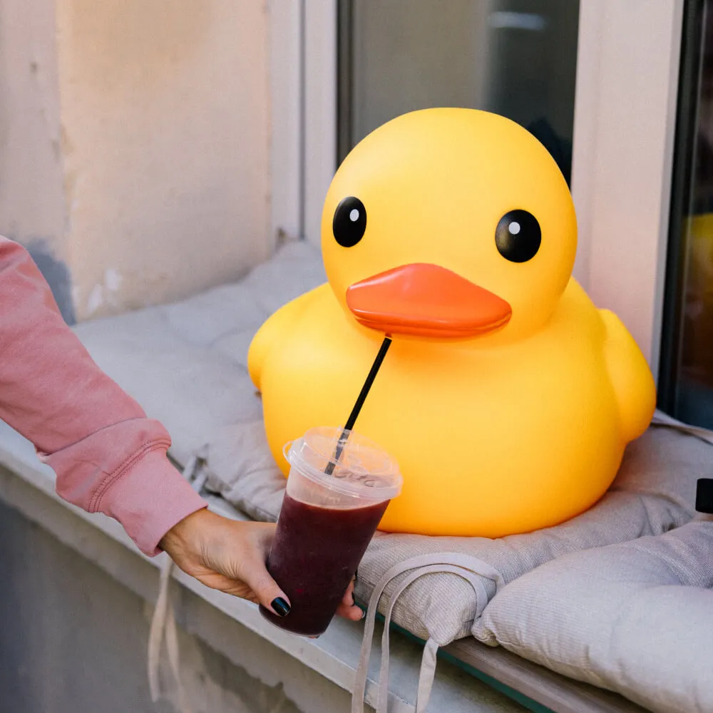 Утка классическая резиновая ОГРОМНАЯ (45 см) - фото 1