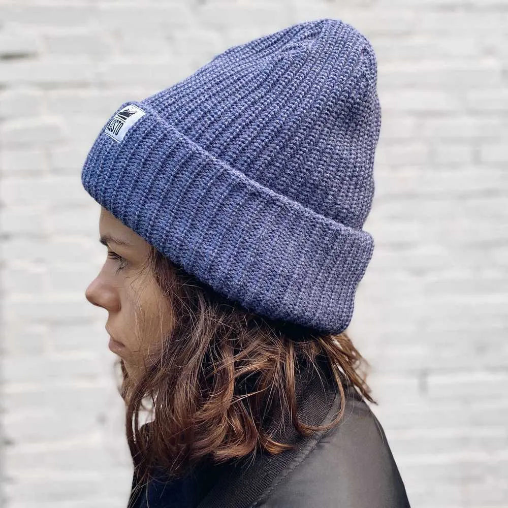 Шапка Kusto Heat грозовое небо с вышивкой - фото 6