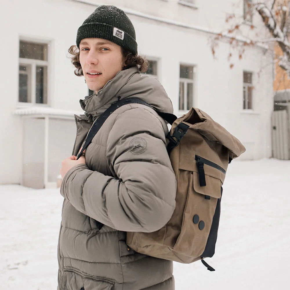 Рюкзак Pinqponq Carrik Coated Khaki - фото 6