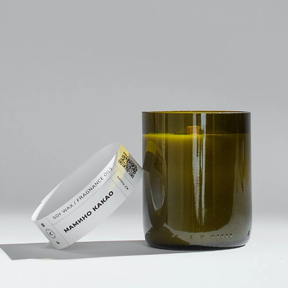 Ароматическая свеча FAB candles 250 мл Мамино какао - фото 2