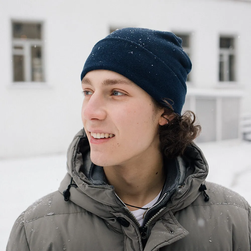 Шапка шерстяная Friend Function Кобальт - фото 7