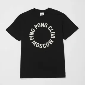Футболка Ping Pong Club Moscow черная big logo