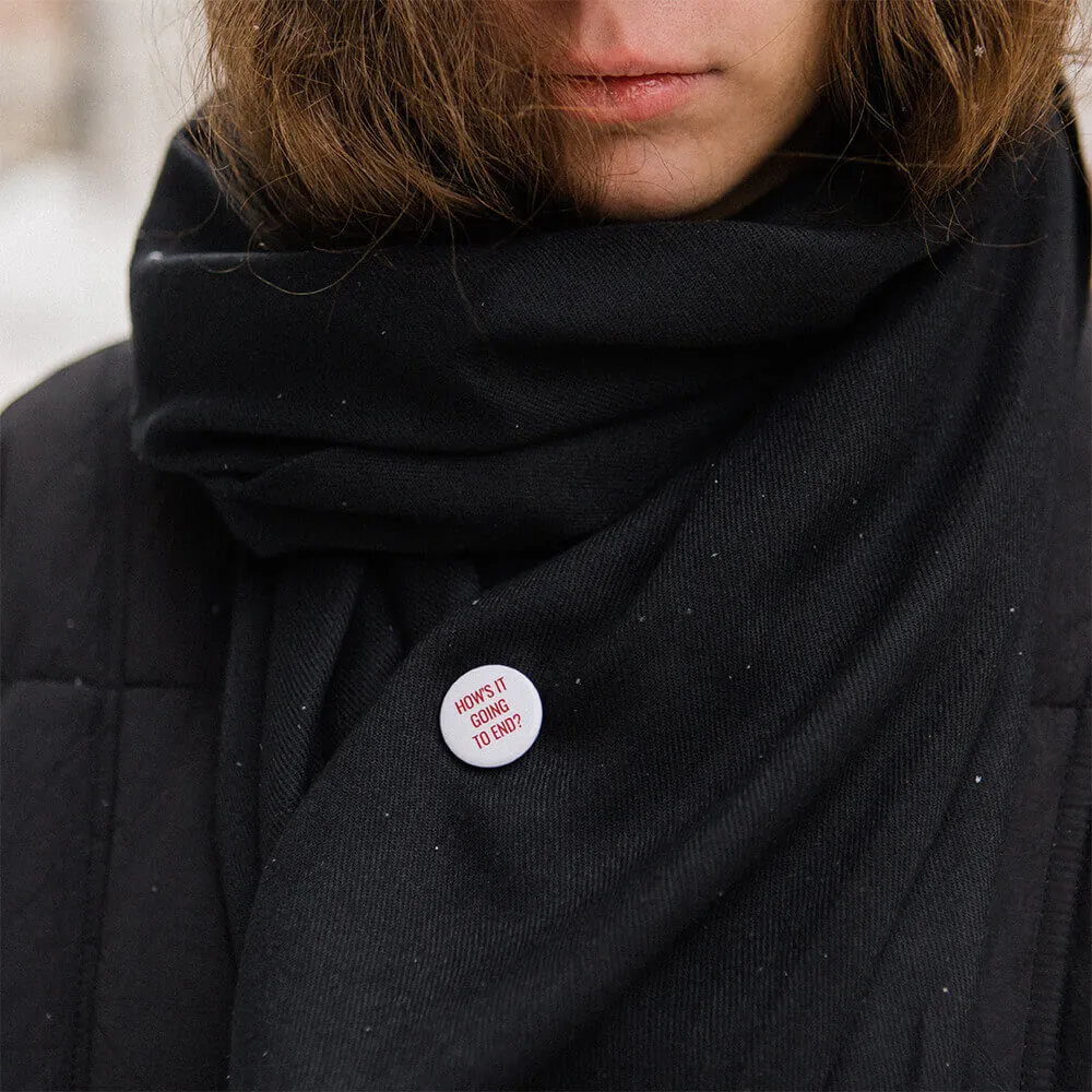 Значок How's it going to end? - фото 2