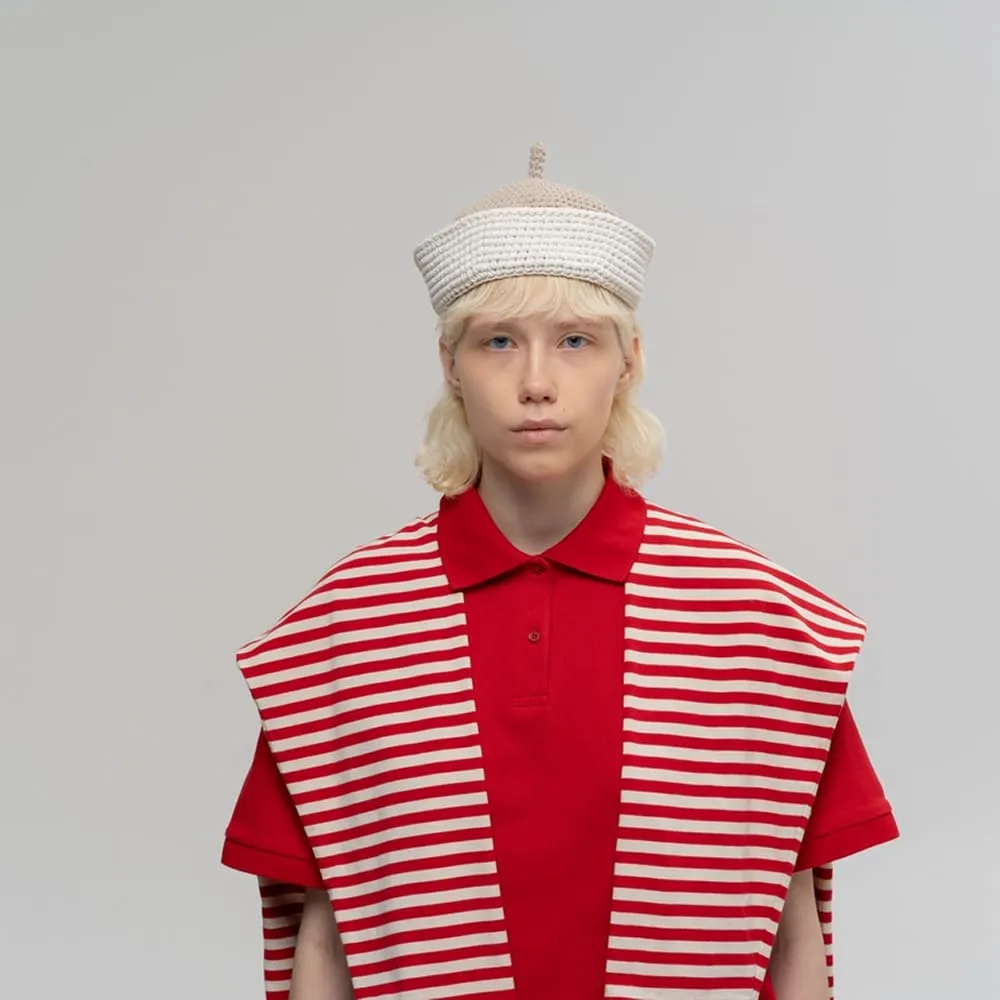 Шапка CHECK YA HEAD бежевая T2034/118 - фото 5