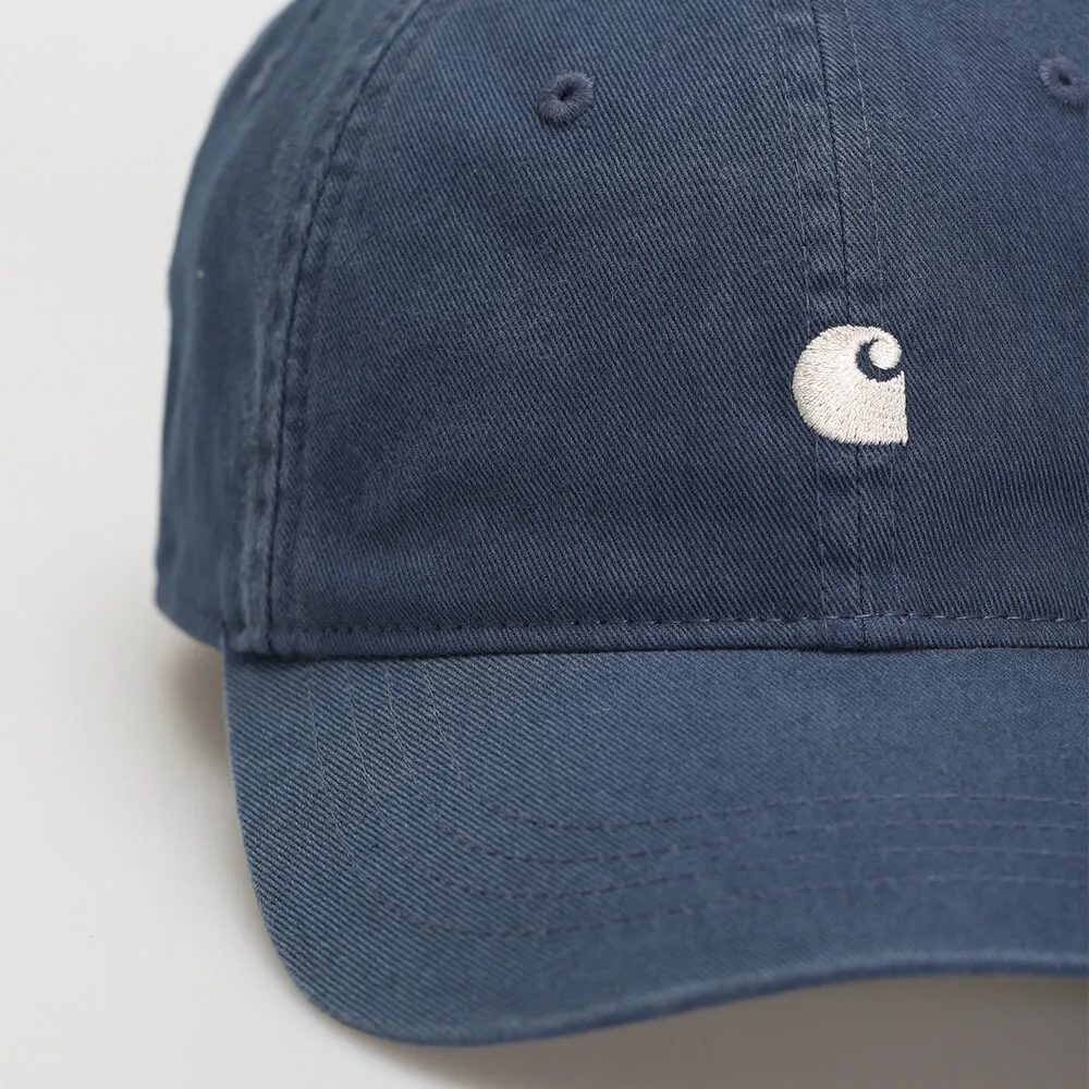 Кепка Carhartt WIP Madison Logo Storm Blue/Wax - фото 4