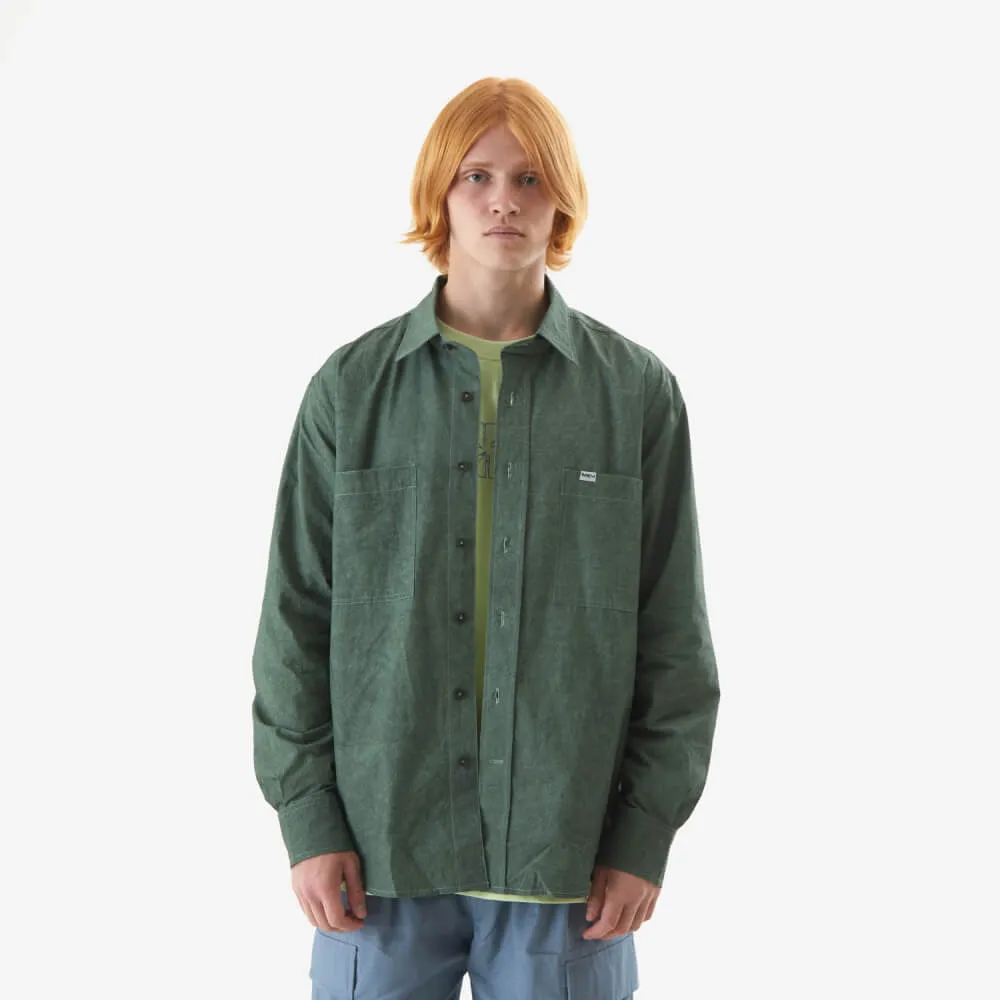 Рубашка Меч DYED Forest Green - фото 16