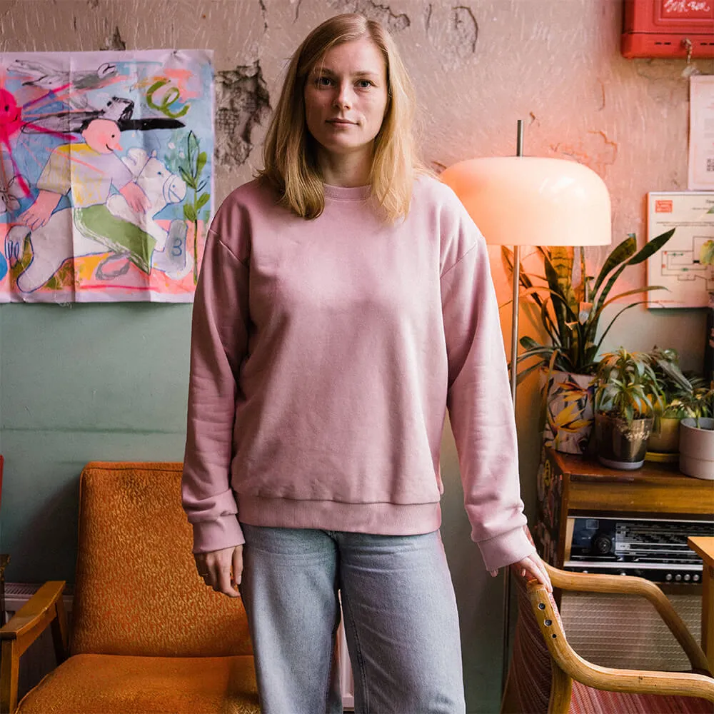 Базовый свитшот Friend Function пыльно-розовый - фото 4