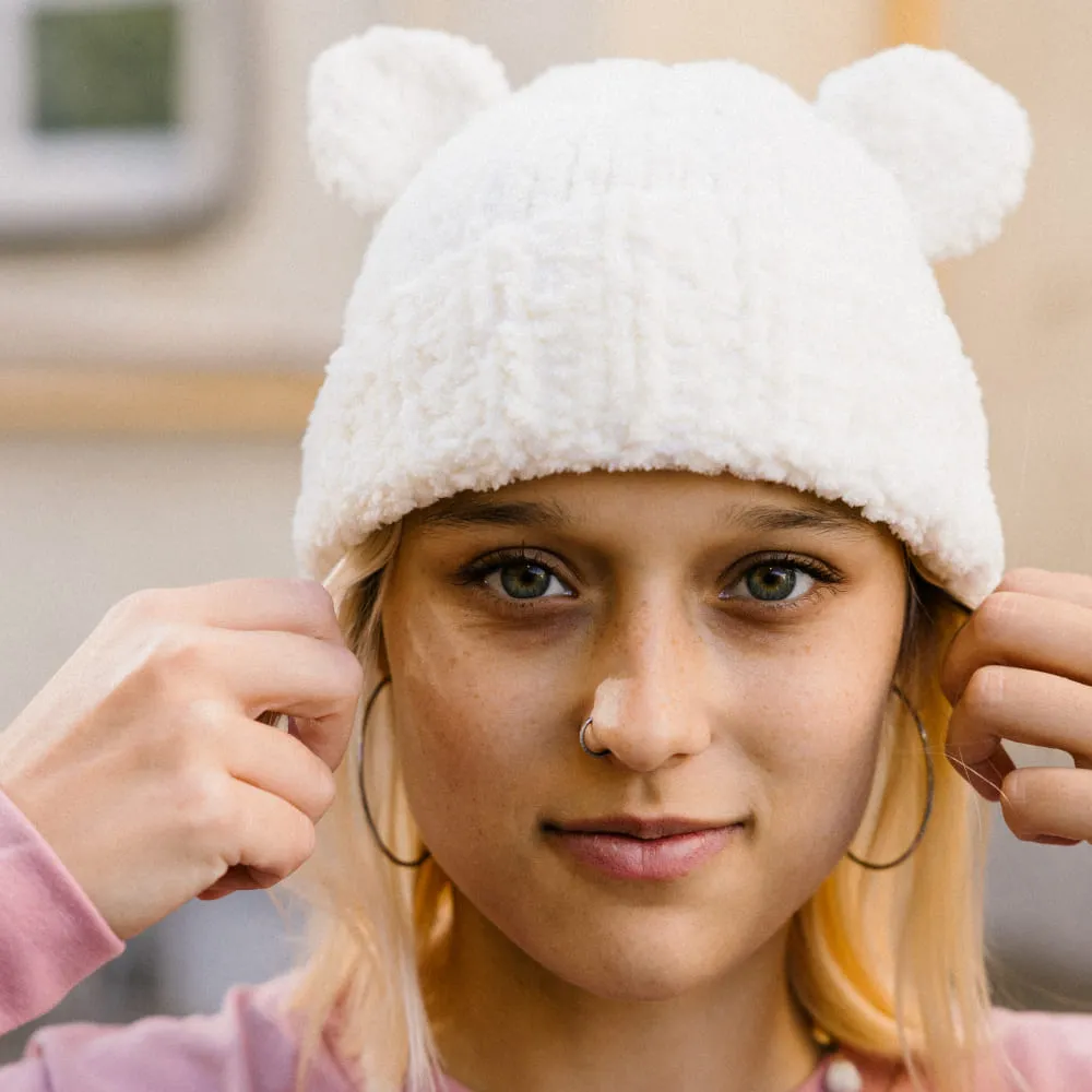 Шапка CHECK YA HEAD белая 2466/68 - фото 6