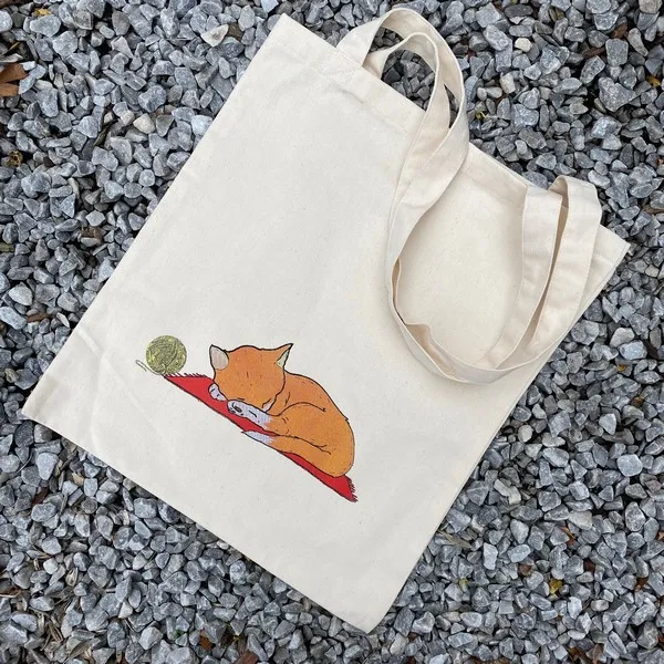 Шоппер Barking Store Кэтзилла белый - фото 4