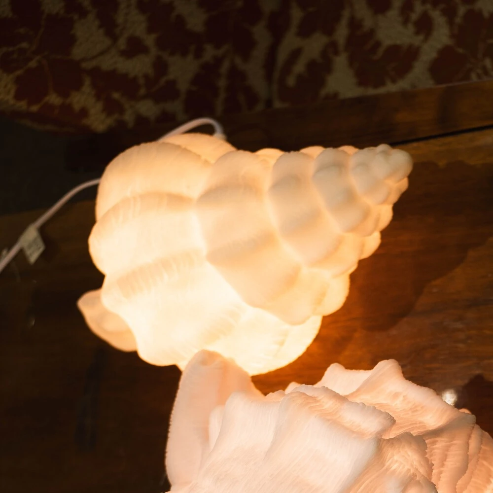 Настольная лампа в форме раковины Kersten вытянутая - фото 5