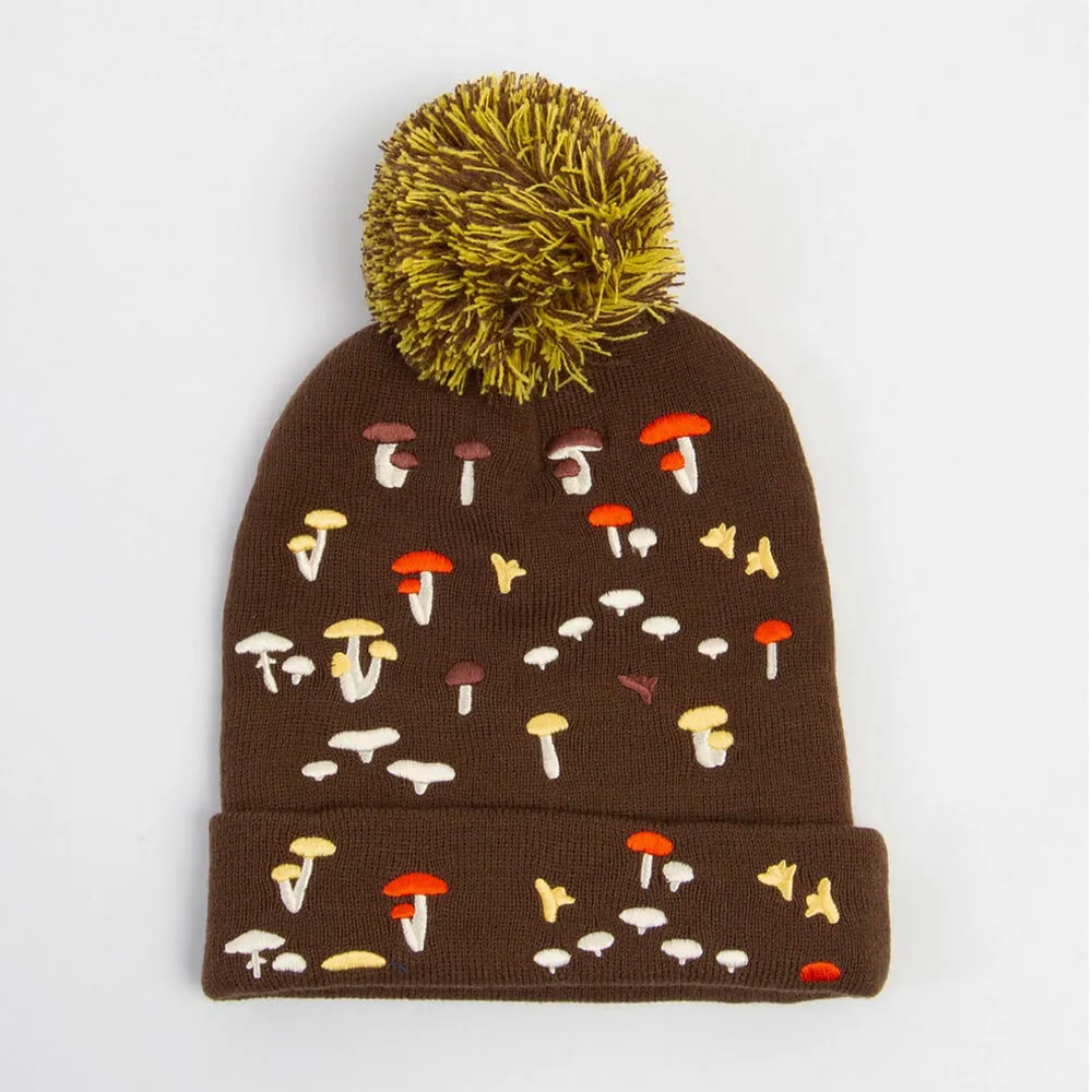 Шапка Запорожец Грибочки коричневая - фото 6