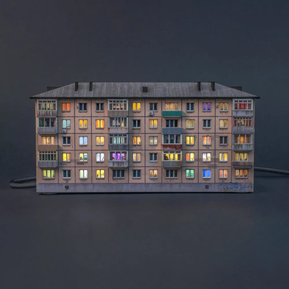 Ночник-панелька Хрущевка мини - фото 6