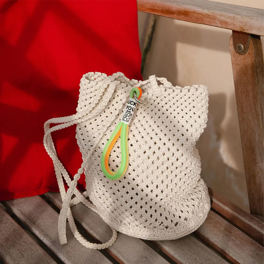 Брелок на ключи шнурковый Friend Function Lucky (разные цвета) - фото 12