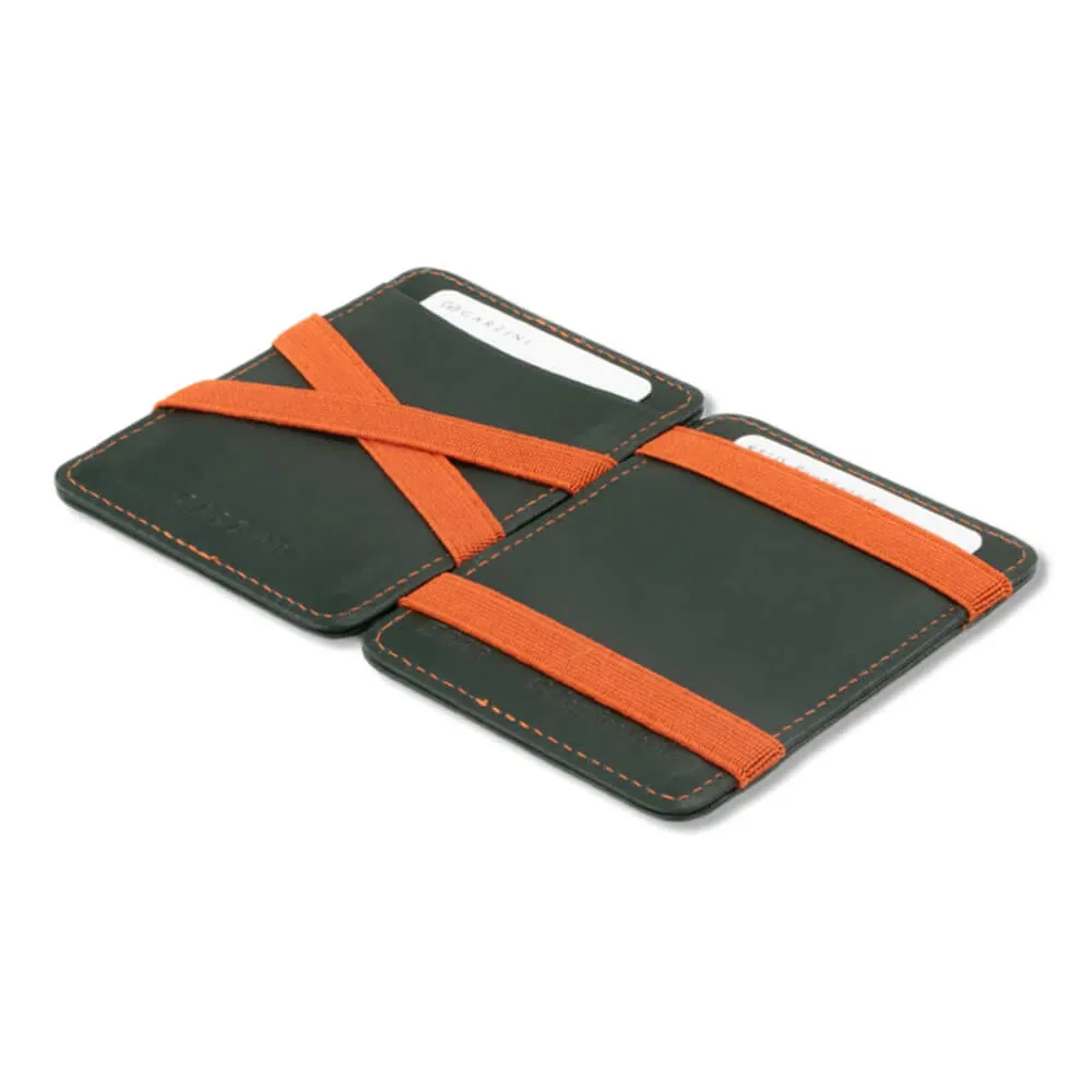 Волшебный кошелек Garzini Magic Wallets зелено-оранжевый - фото 5