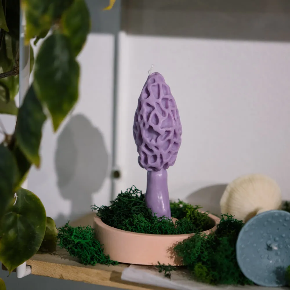 Ароматическая свеча Unification Love Сморчок лиловый - фото 6