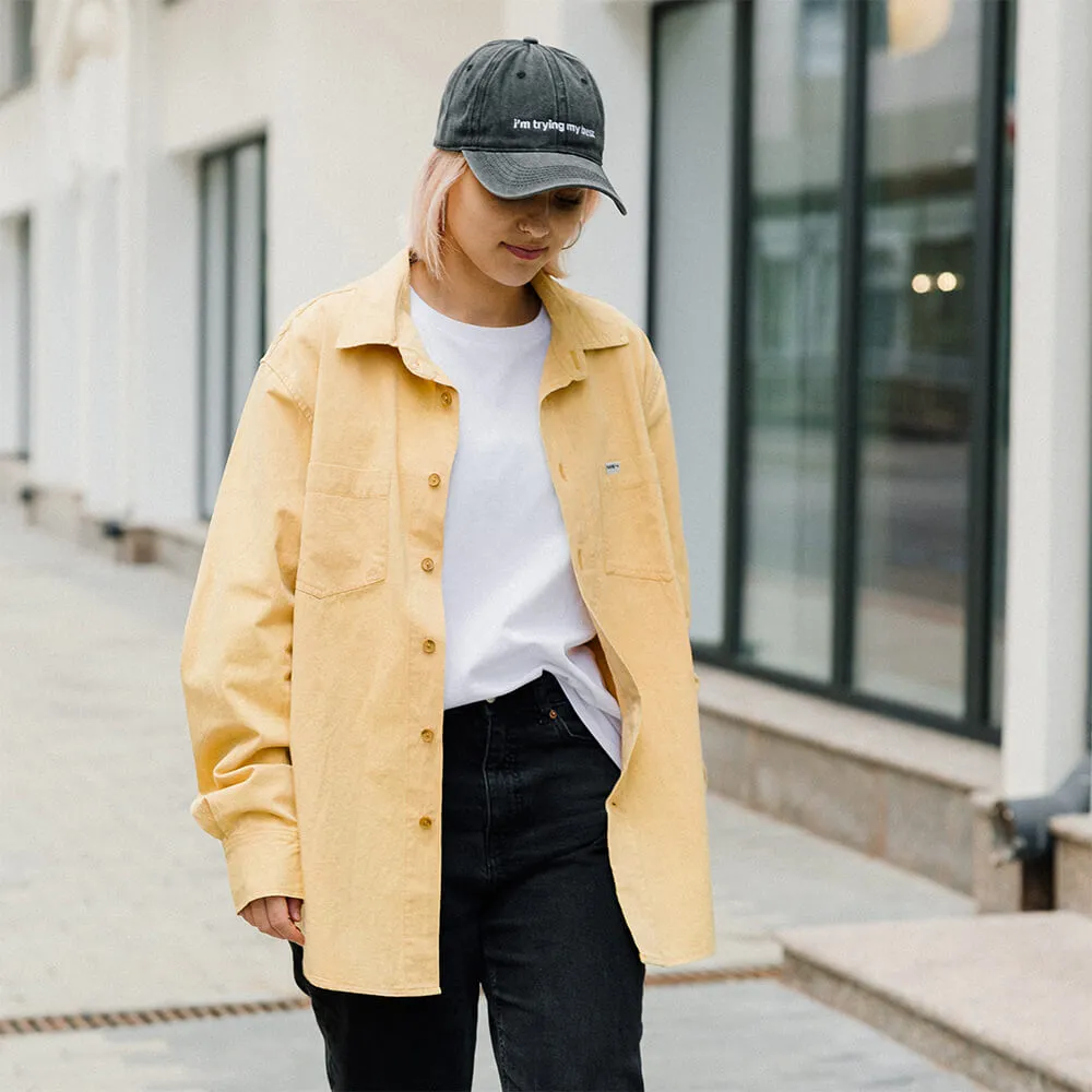 Бейсболка Faded с вышивкой i'm trying my best - фото 6