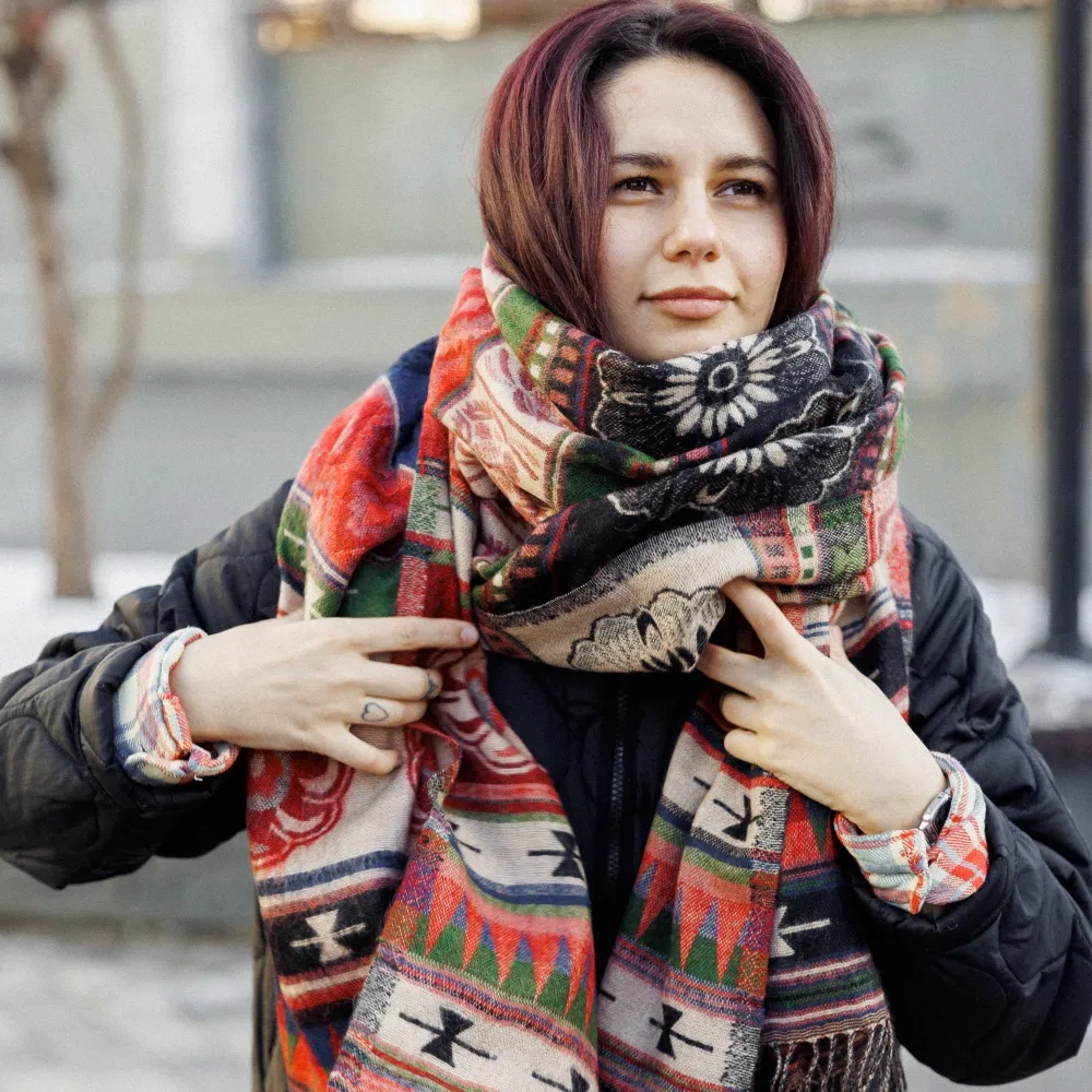 Непальский шарф Нагарджун - фото 2