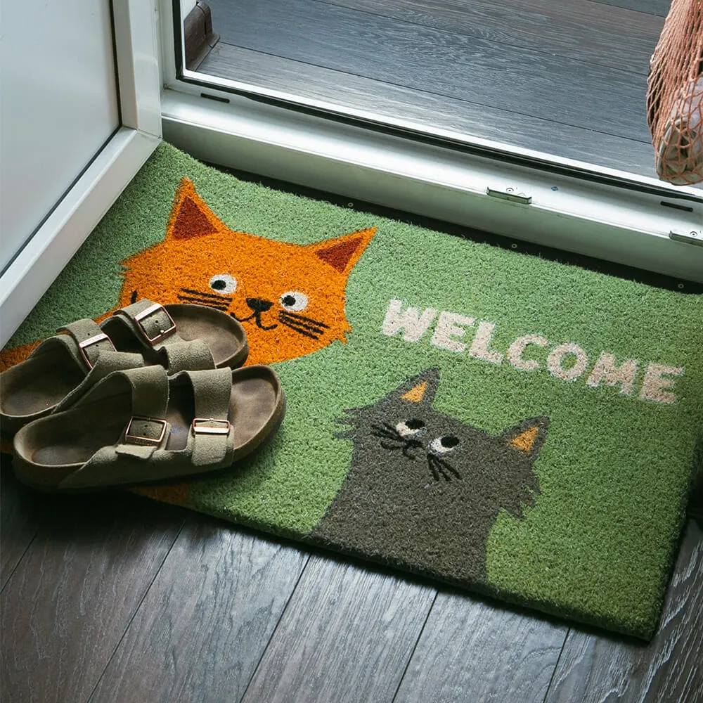 Придверный коврик с котами - фото 4