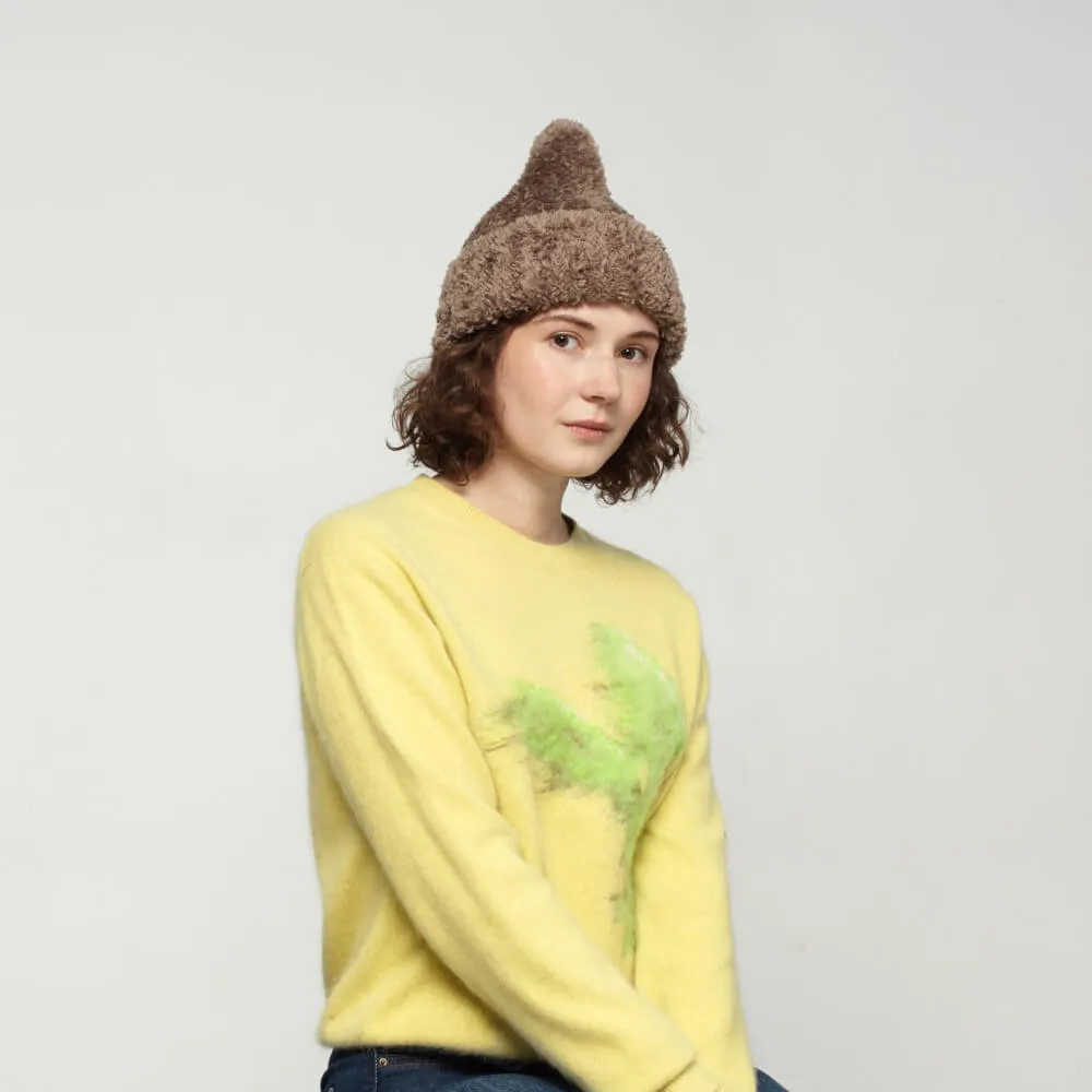 Шапка CHECK YA HEAD коричневая T1966/104 - фото 5