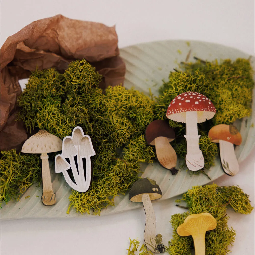 Деревянная брошка PlantMyBones Жёлудь - фото 7