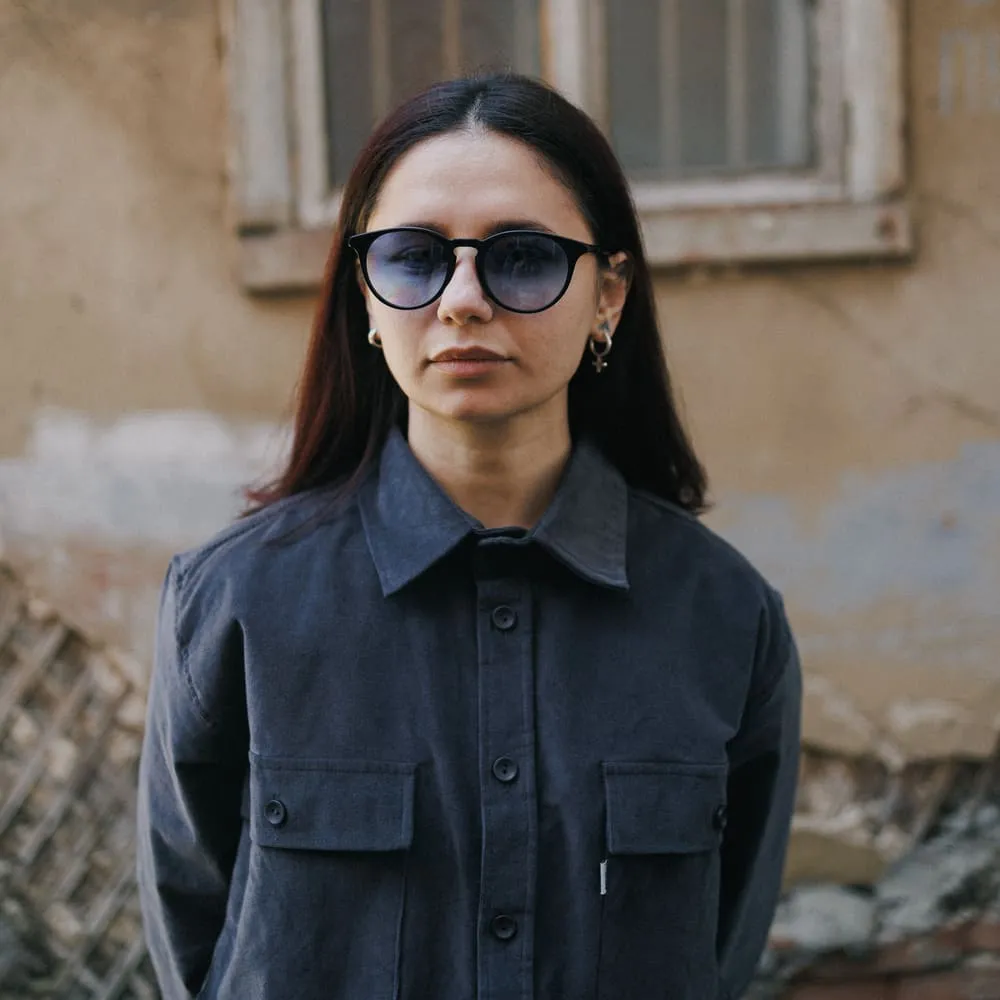 Очки MESSYWEEKEND New Depp Black Gradient Blue - фото 1