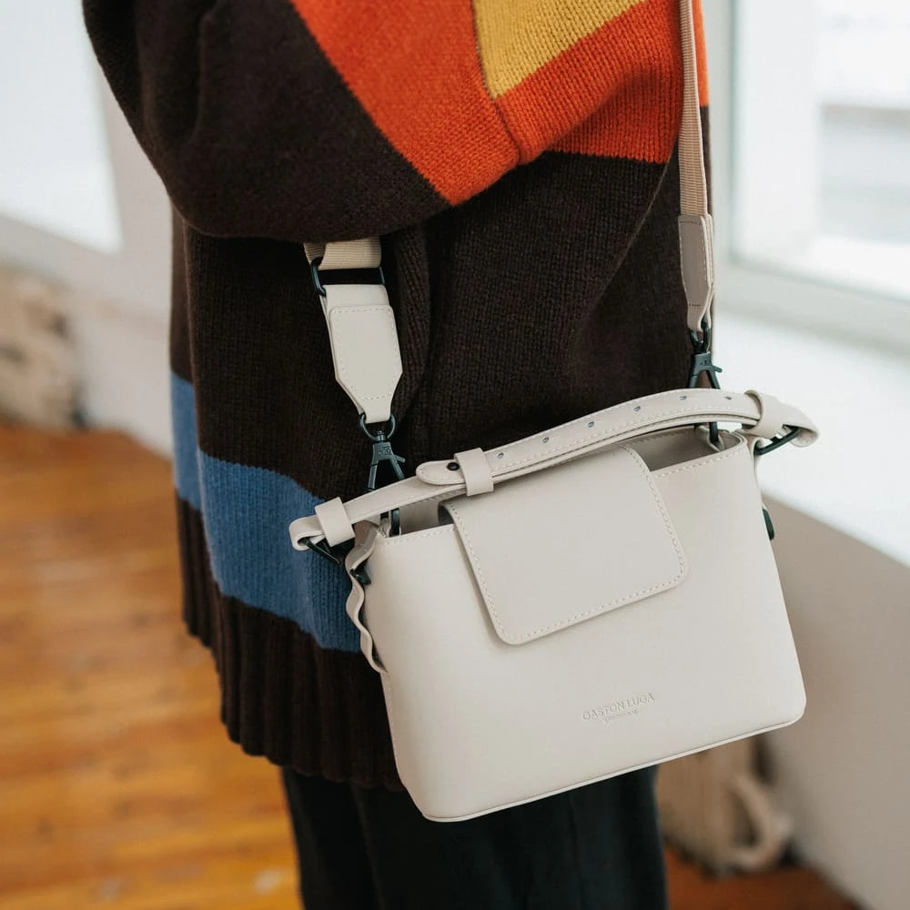 Кроссбоди сумка Gaston Luga Splashini Cloud Cream - фото 6