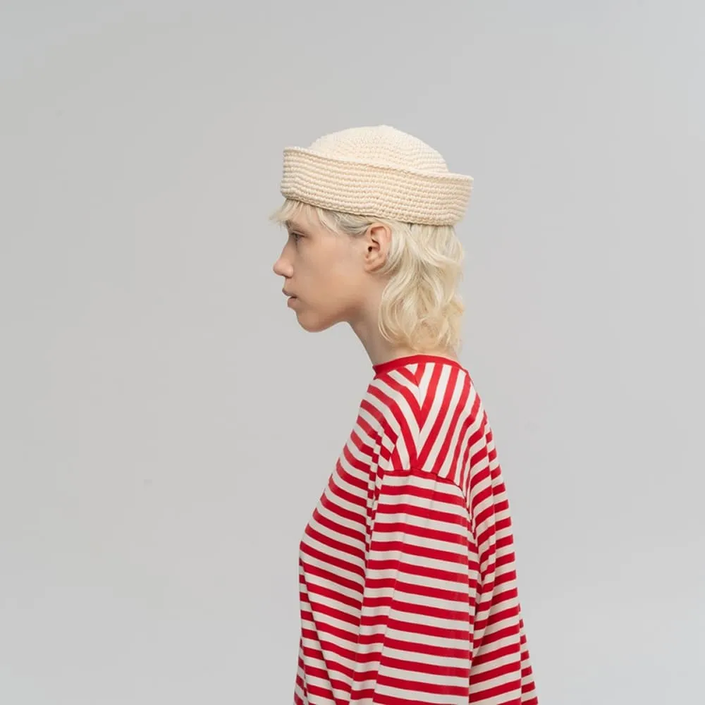 Шапка CHECK YA HEAD бежевая T2035/147 - фото 3