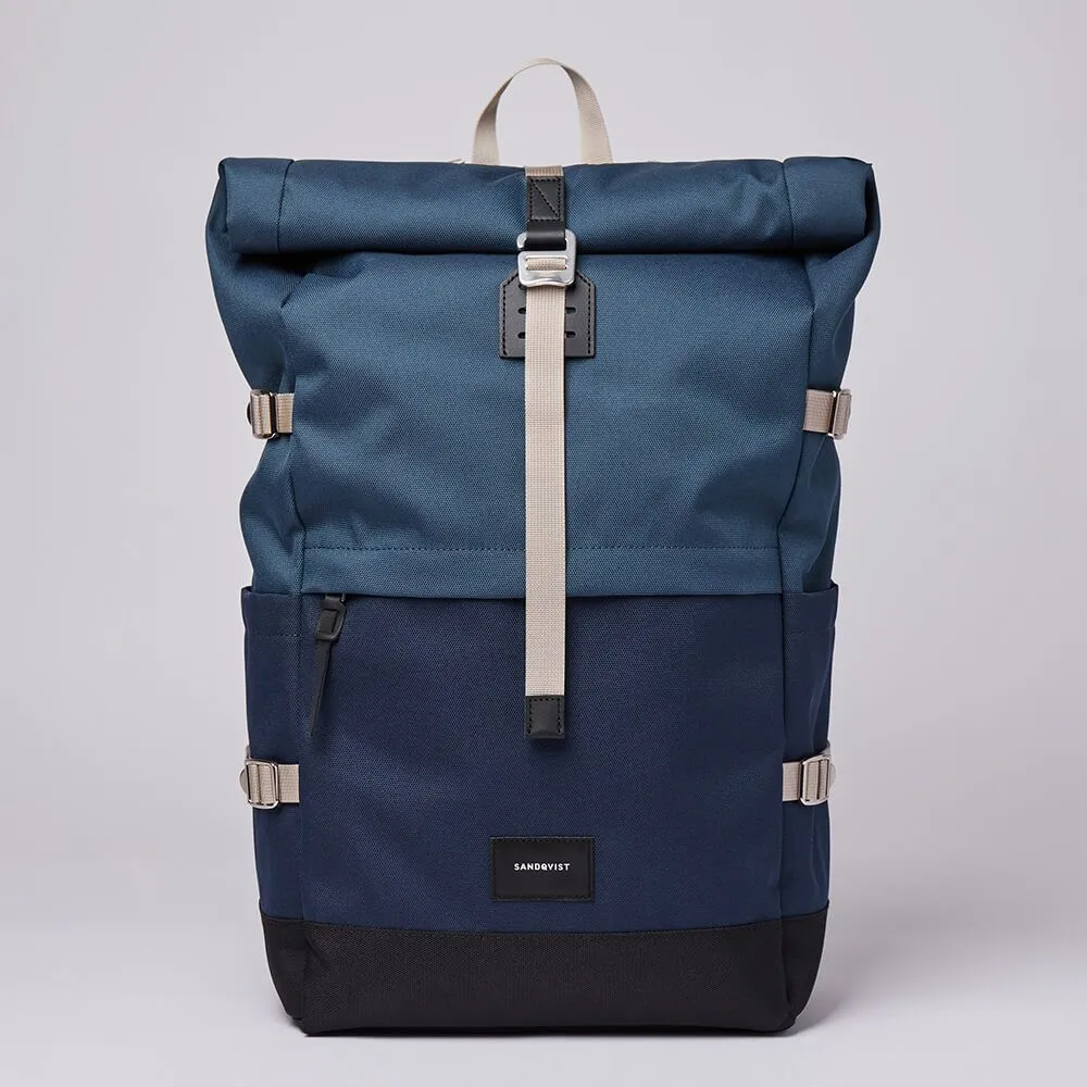 Рюкзак Sandqvist Bernt Multi Steel blue - Navy blue - фото 5