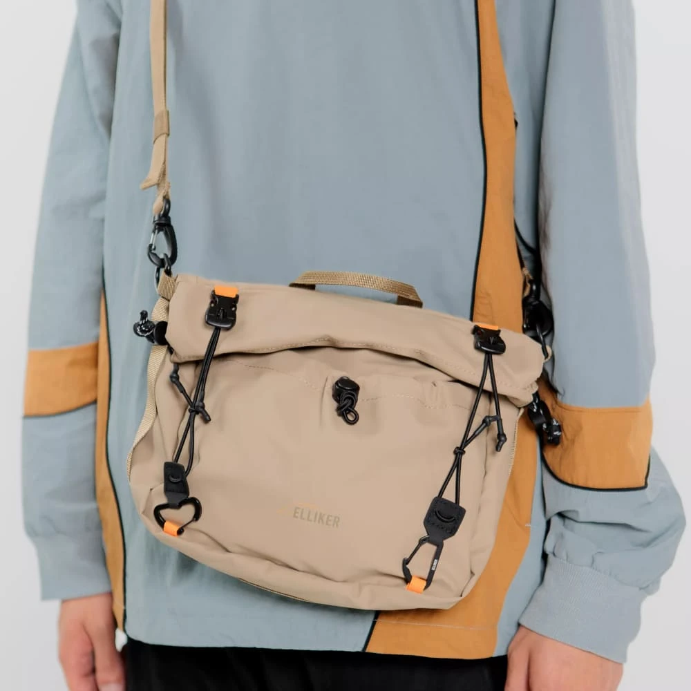 Кроссбоди сумка ELLIKER Nidder Roll Top 6L Sand - фото 13