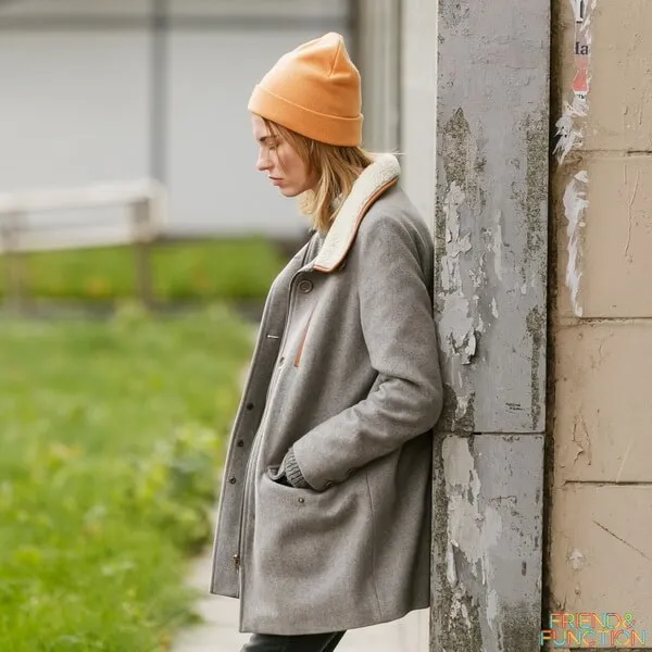 Шапка шерстяная Friend Function Манговая - фото 3