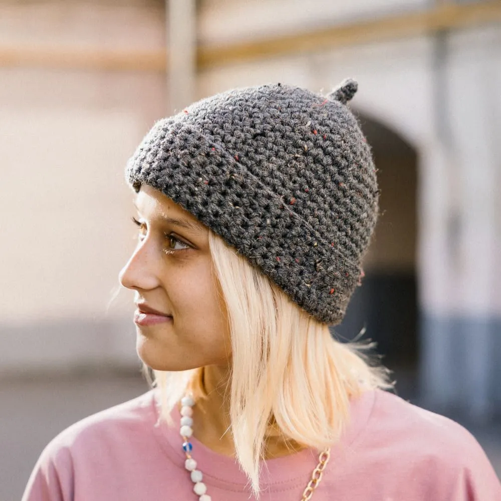 Шапка CHECK YA HEAD серая 2467/153 - фото 8