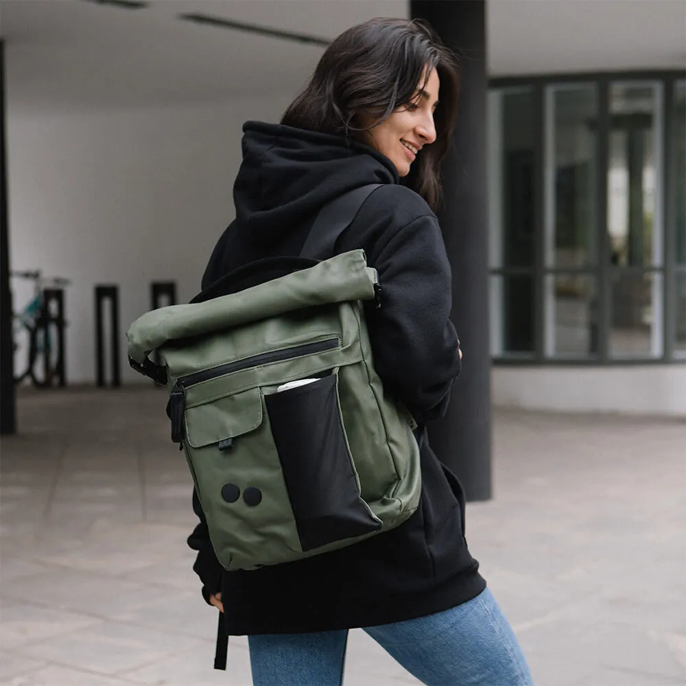 Рюкзак Pinqponq Carrik Coated Olive - фото 2