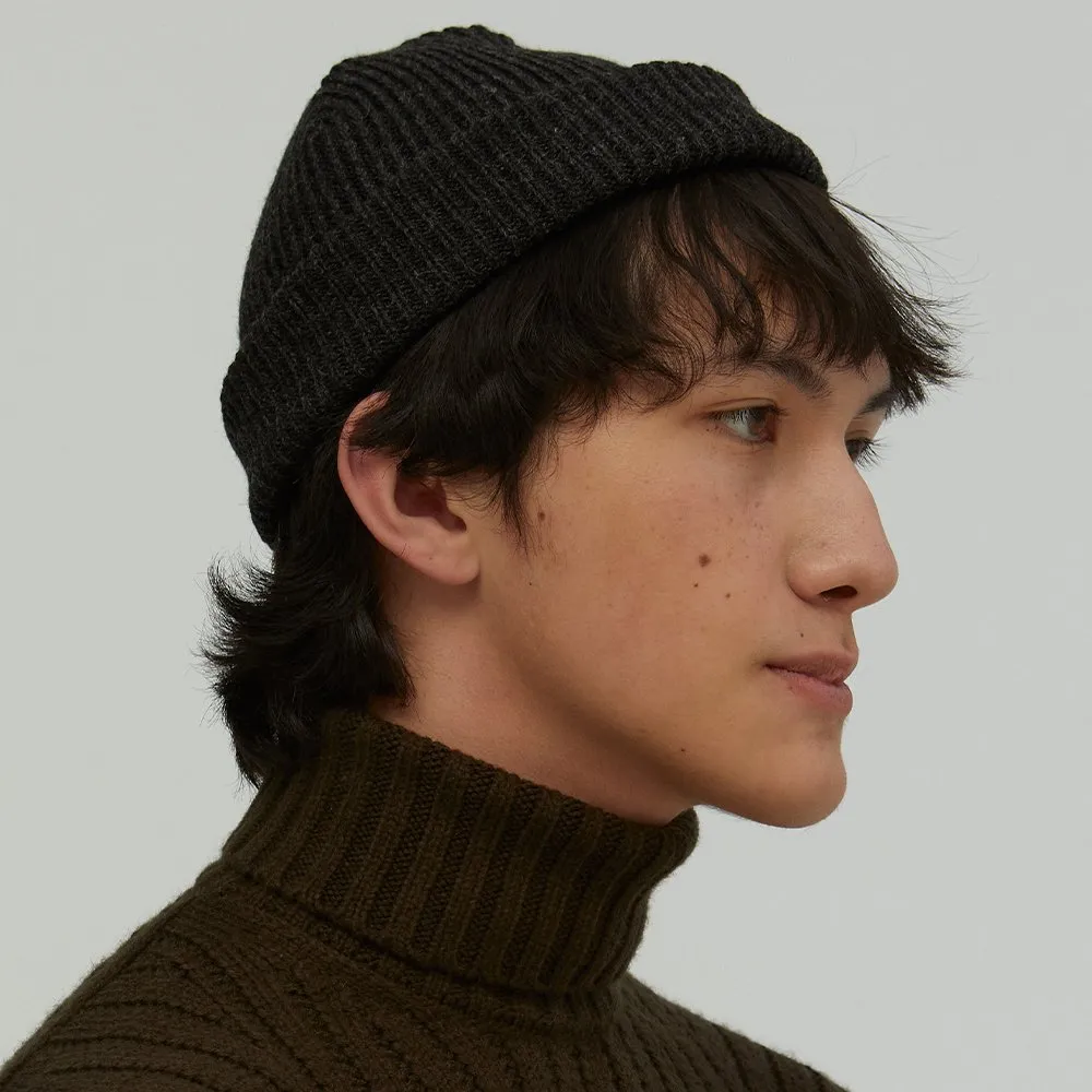 Шапка CHECK YA HEAD шерстяная темный маренго 1620 - фото 1