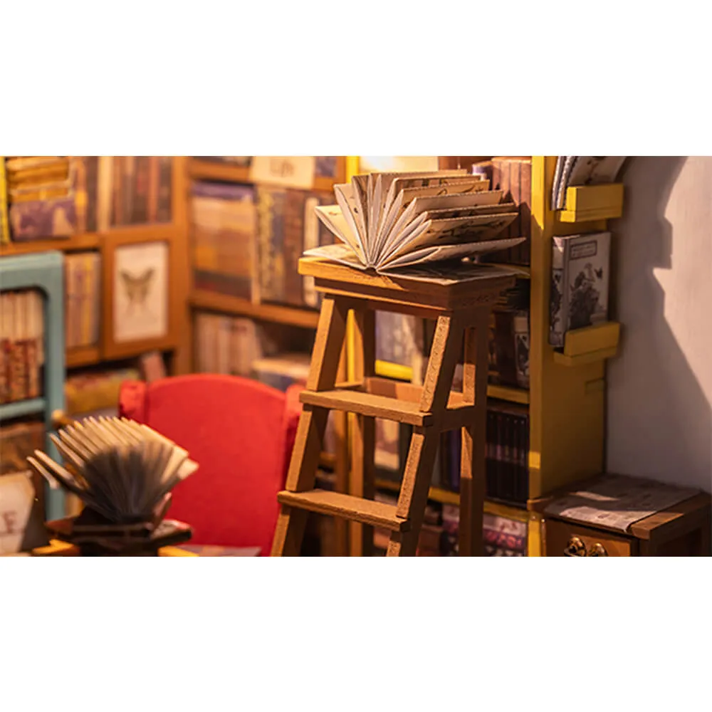 Интерьерный конструктор Robotime Sam's Study Library - фото 6