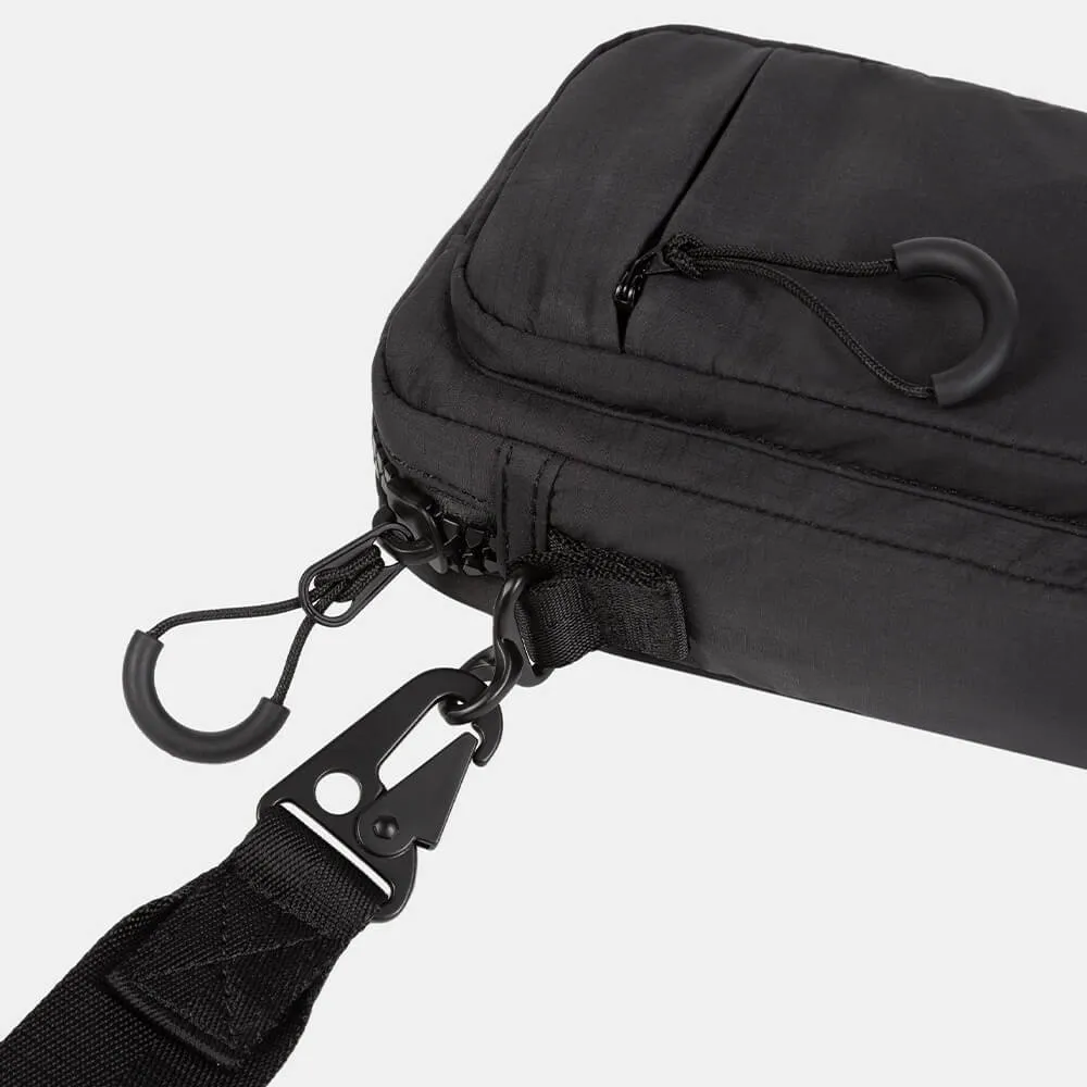 Мини-сумка через плечо SHU рипстоп черная - фото 6