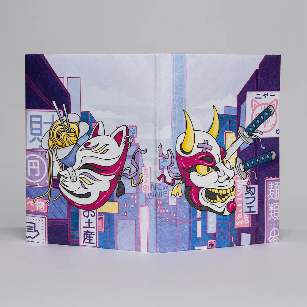 Обложка для паспорта из тайвека New Wallet Tokyo - фото 5