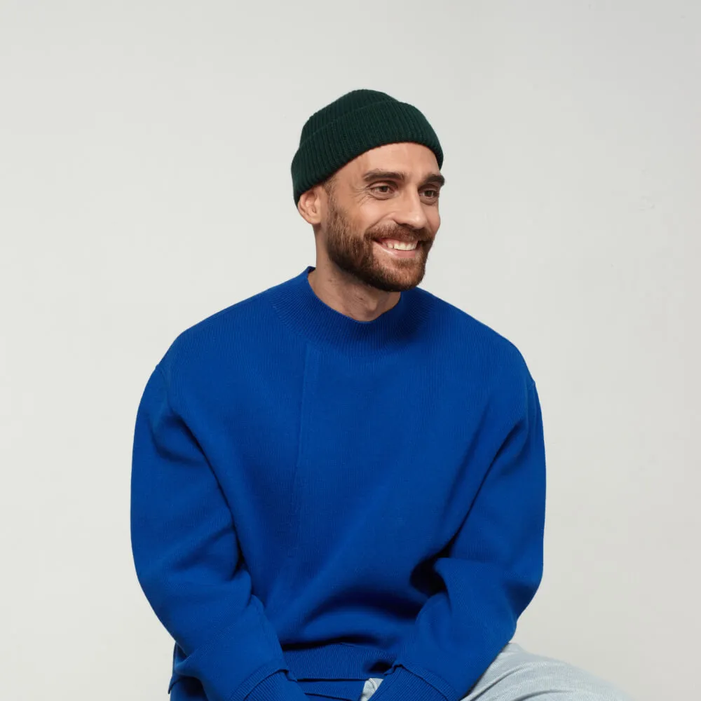 Шапка CHECK YA HEAD тёмно-зелёная T1504/154 - фото 8