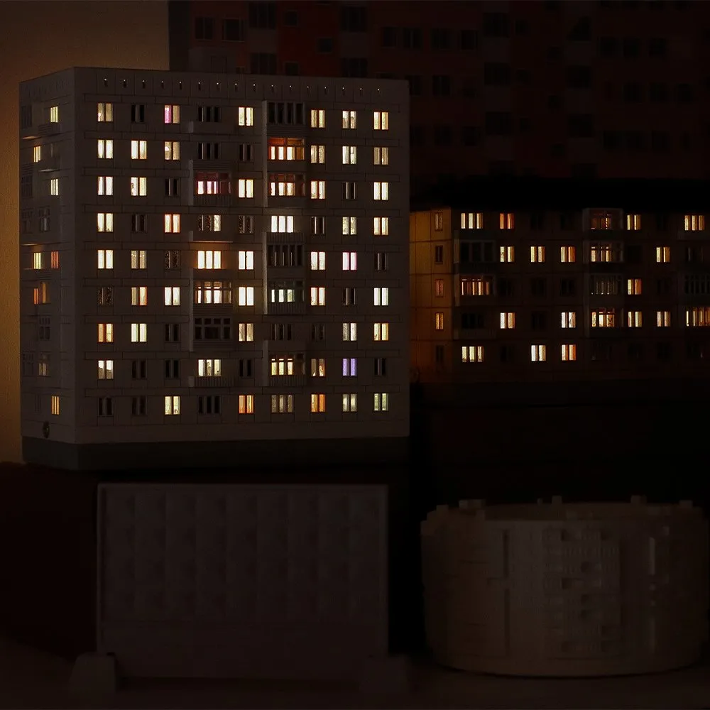 Ночник-панелька Хрущевка мини - фото 10