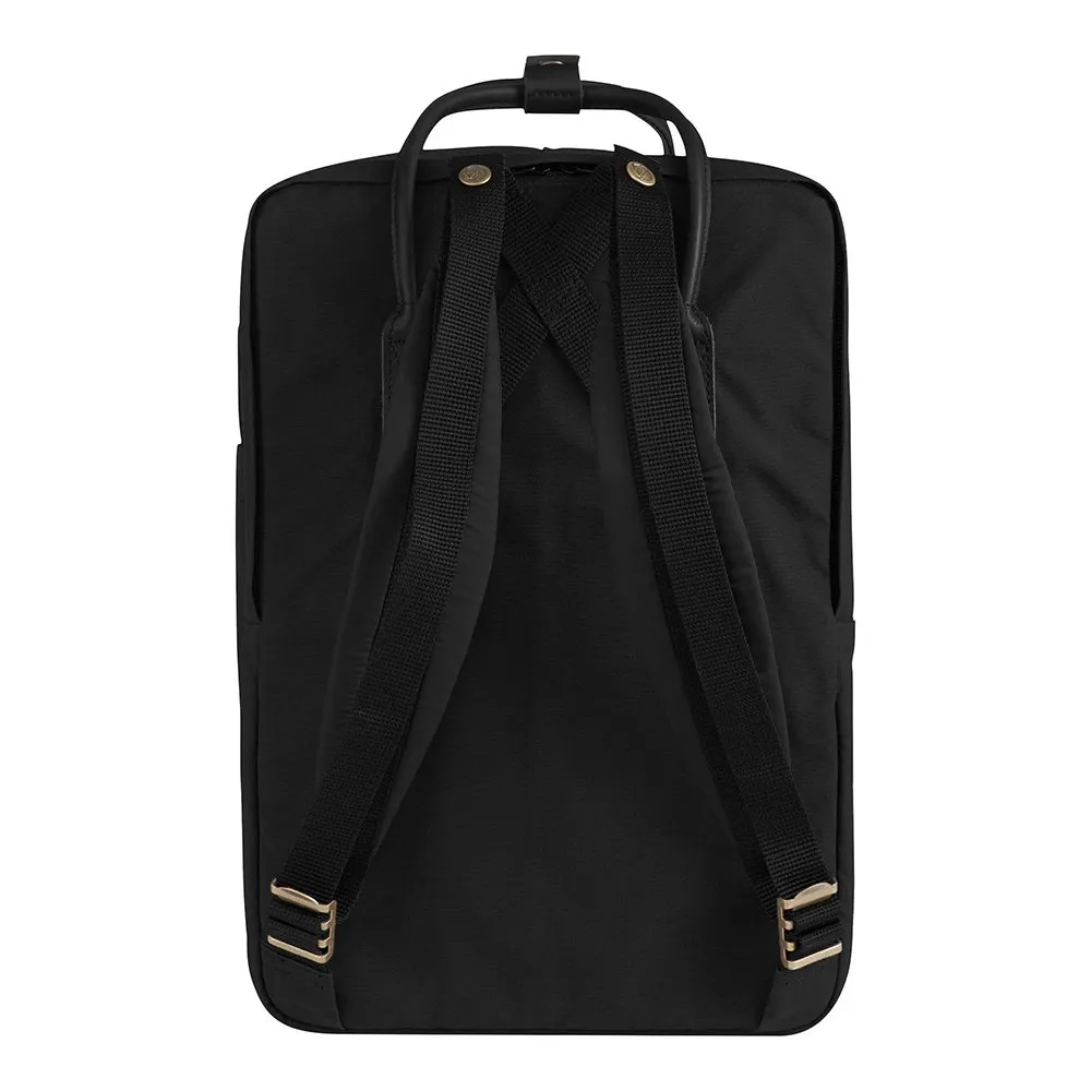 Рюкзак Fjallraven Kanken No2 ALL BLACK Laptop 15 - фото 3