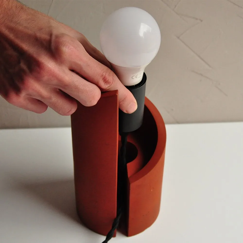 Светильник CONCRETE COLOR Fackel кирпичный - фото 3